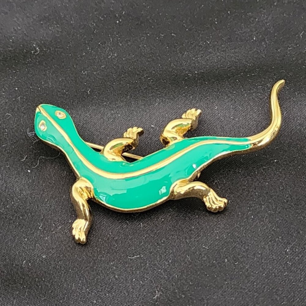 Vintage Salamander Brooch by Monet